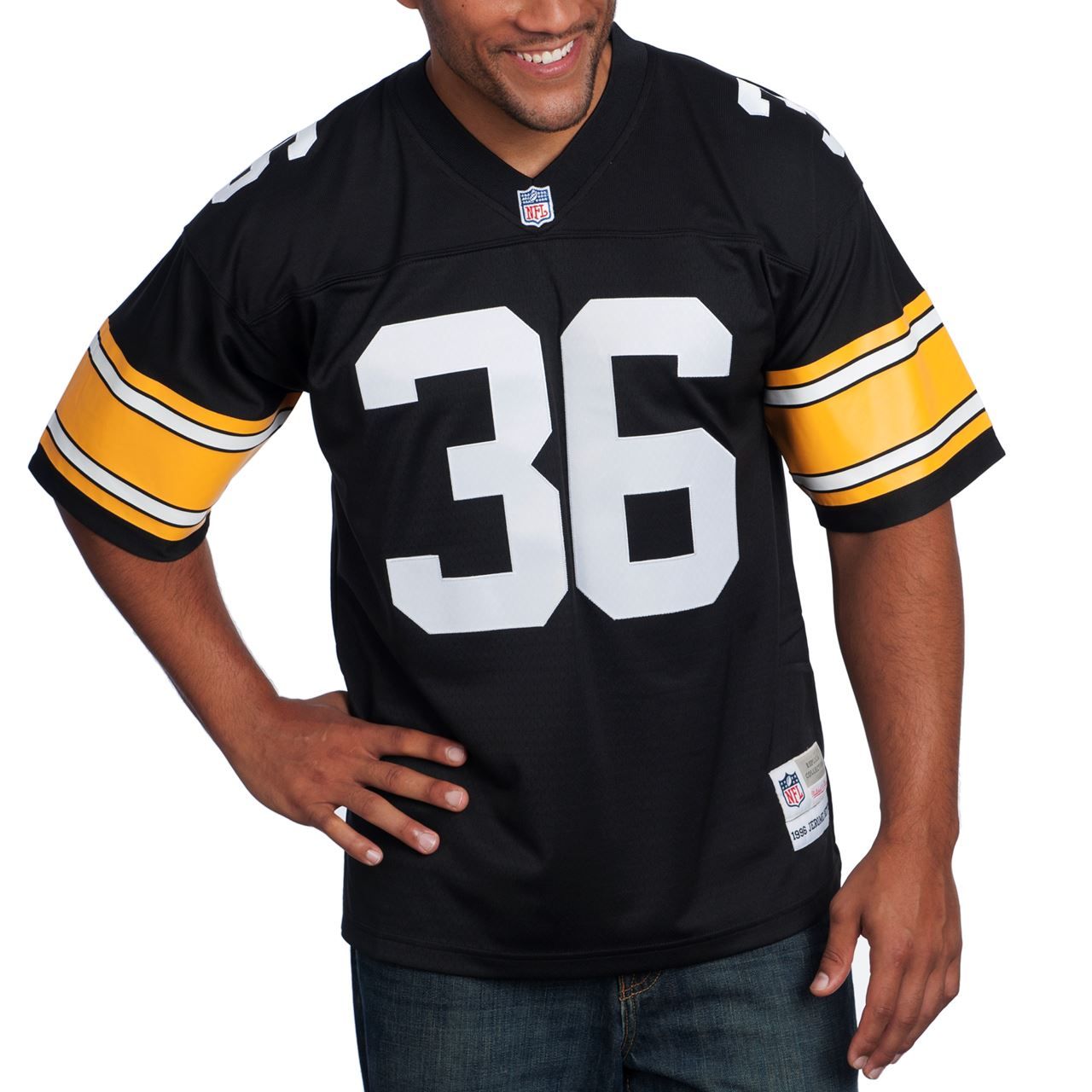 Jerome Bettis #36 Mitchell & Ness Limited/Replica Home Jersey 5 Jerome Bettis #36 Mitchell & Ness Limited/Replica Home Jersey