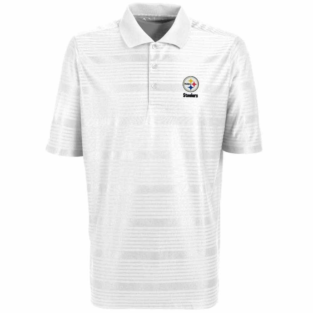 Pittsburgh Steelers Antigua Illusion White Polo