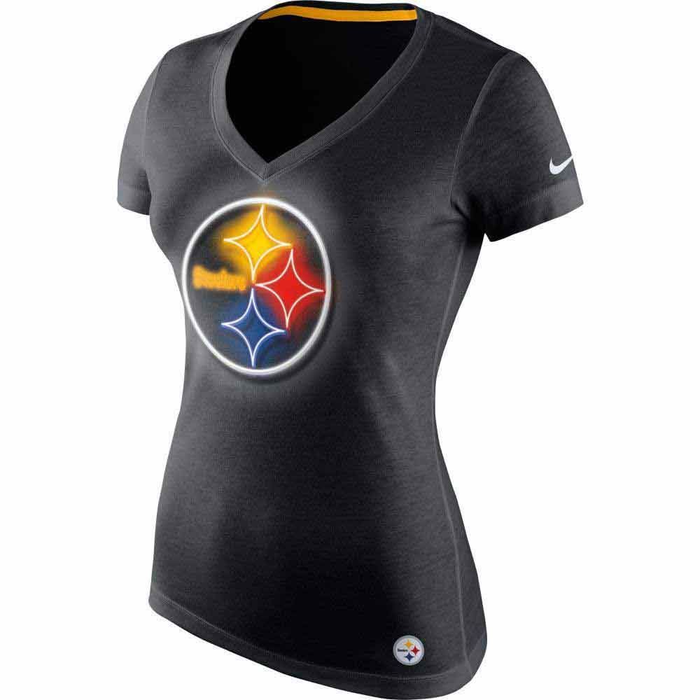 Pittsburgh Steelers Women's Tri Glow Short Sleeve T-Shirt