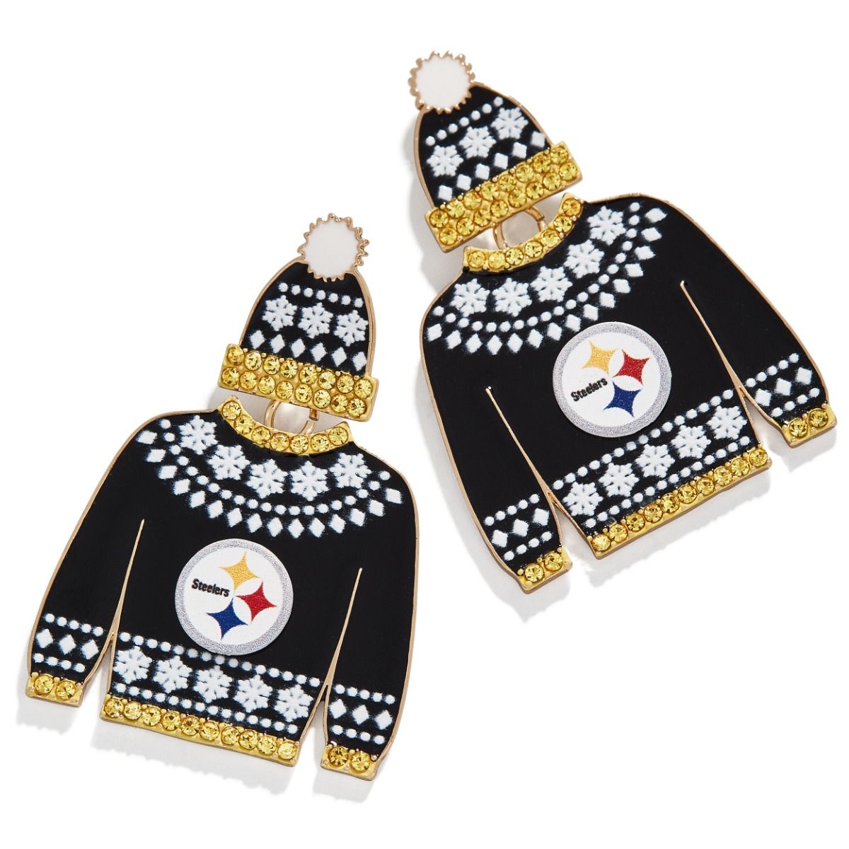 Pittsburgh Steelers BAUBLEBAR Ugly Sweater Earrings