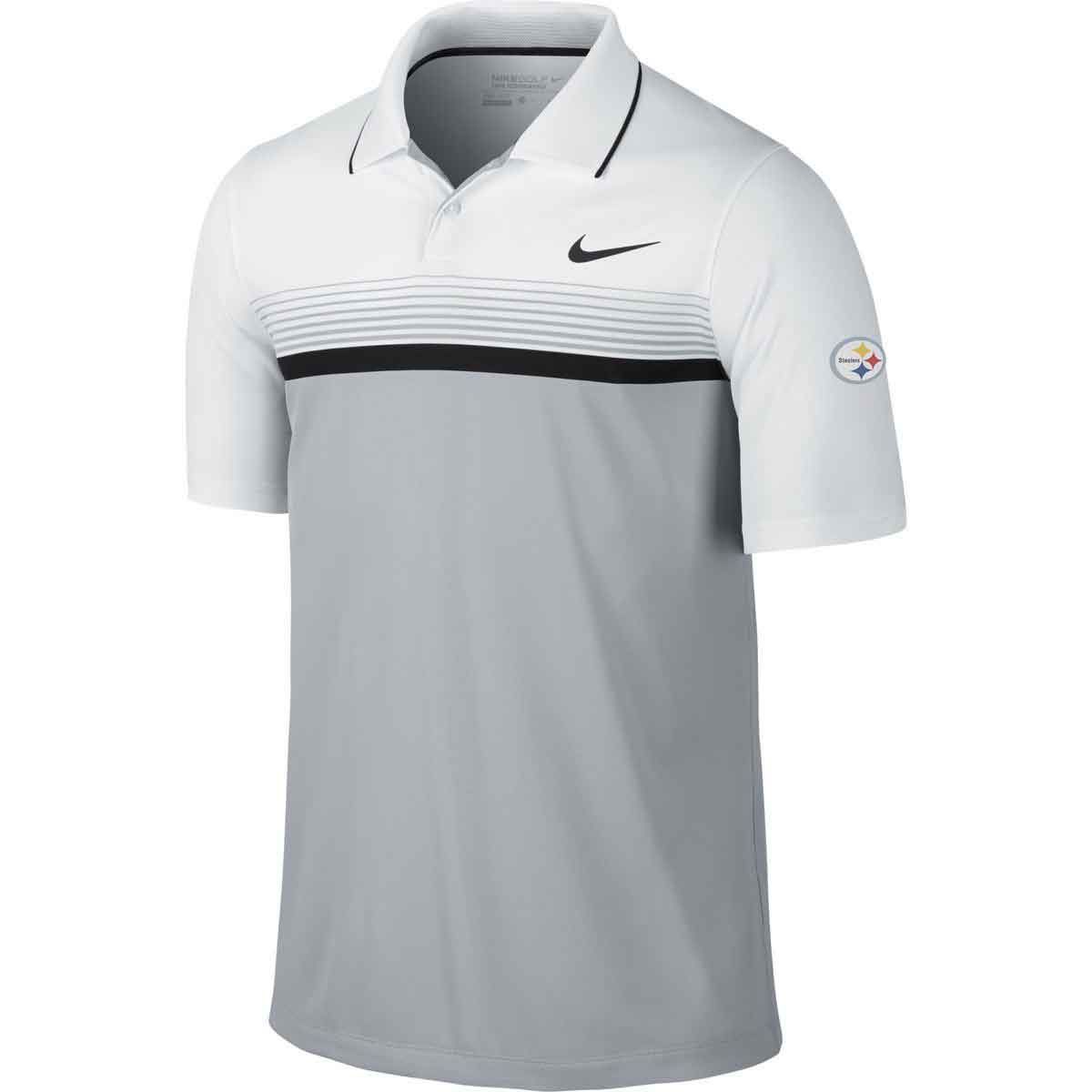 Pittsburgh Steelers Nike Momentum Stripe Polo