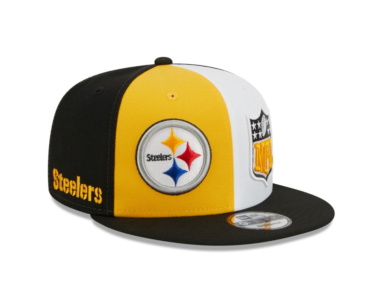 Pittsburgh Steelers New Era 9FIFTY Pinwheel Sideline Hat 3 Pittsburgh Steelers New Era 9FIFTY Pinwheel Sideline Hat