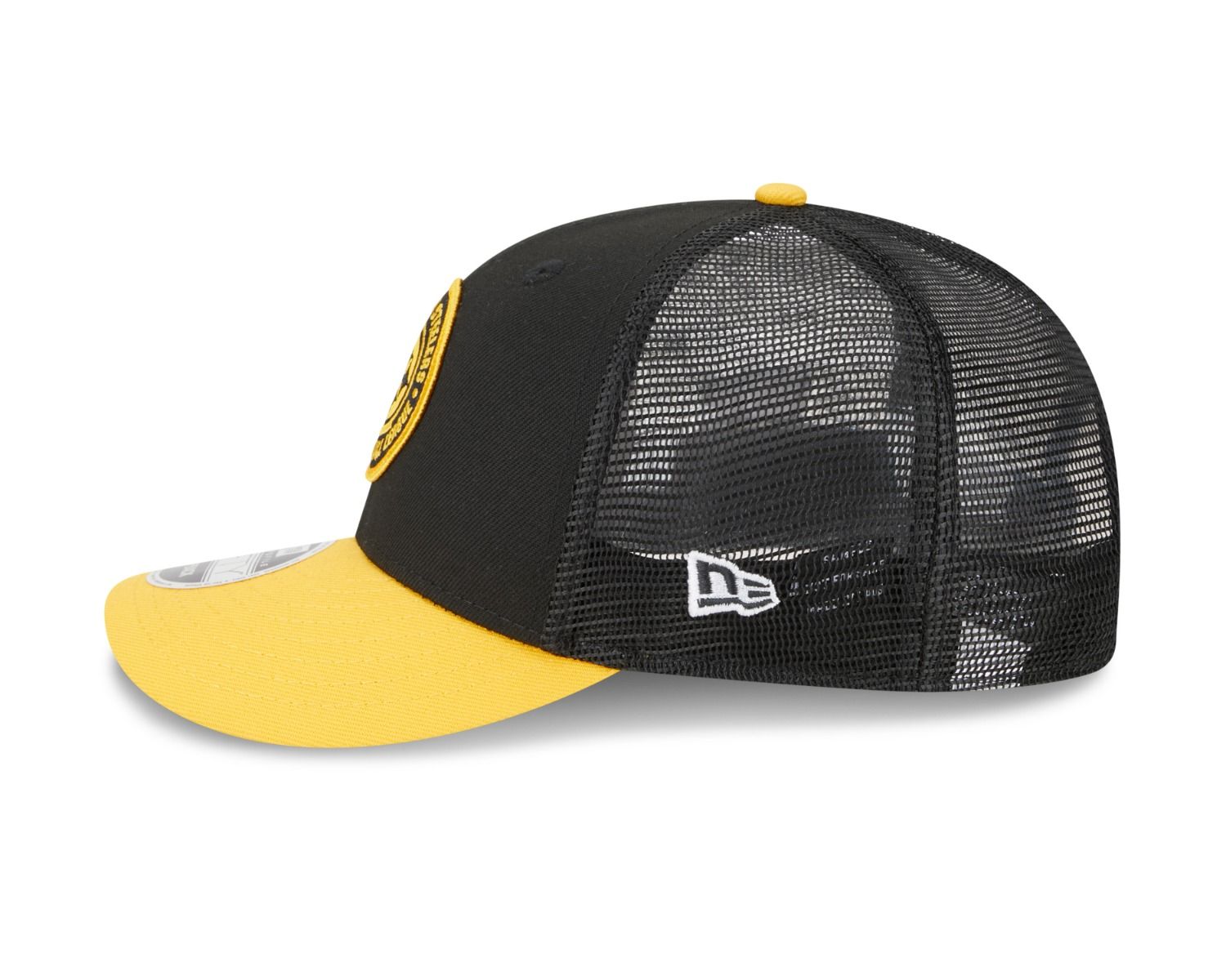 Pittsburgh Steelers New Era 9FIFTY Low Profile Pinwheel Mesh 2023 Sideline Hat 5 Pittsburgh Steelers New Era 9FIFTY Low Profile Pinwheel Mesh 2023 Sideline Hat