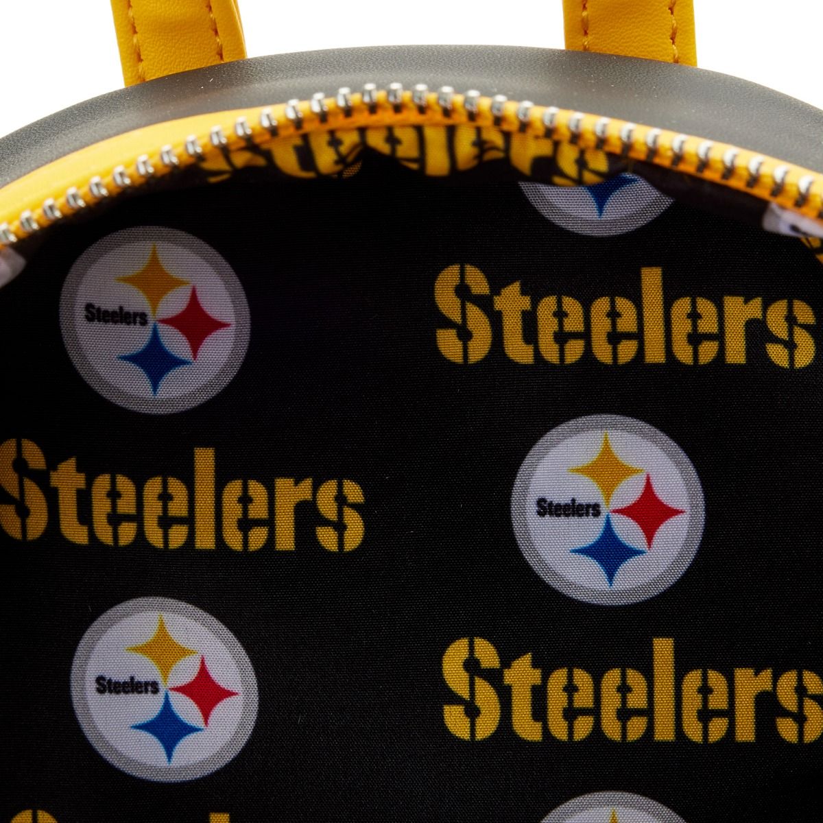 Pittsburgh Steelers Loungefly Patches Mini Backpack 6 Pittsburgh Steelers Loungefly Patches Mini Backpack