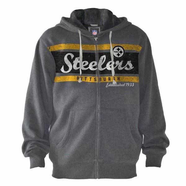 Pittsburgh Steelers Dream Team Black Full Zip Fleece Jacket