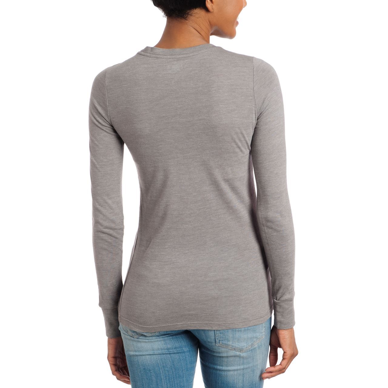 Pittsburgh Steelers Women's Got Rings Rhinestone Bling Grey Longsleeve T-Shirt