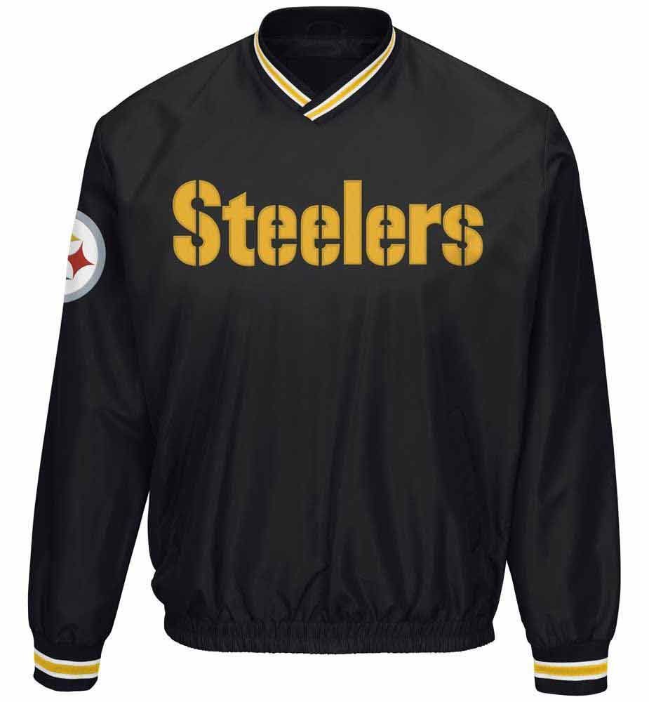 Pittsburgh Steelers Black Stop and Go Pullover Jacket