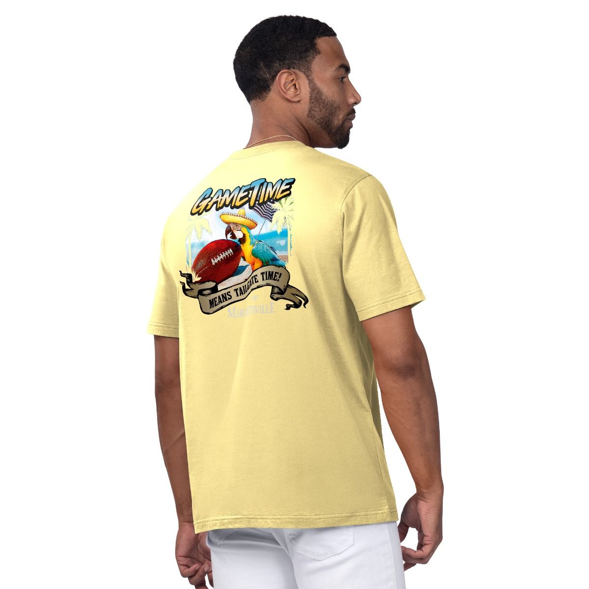 Pittsburgh Steelers Men's GIII Margaritaville Gametime Short Sleeve T-Shirt