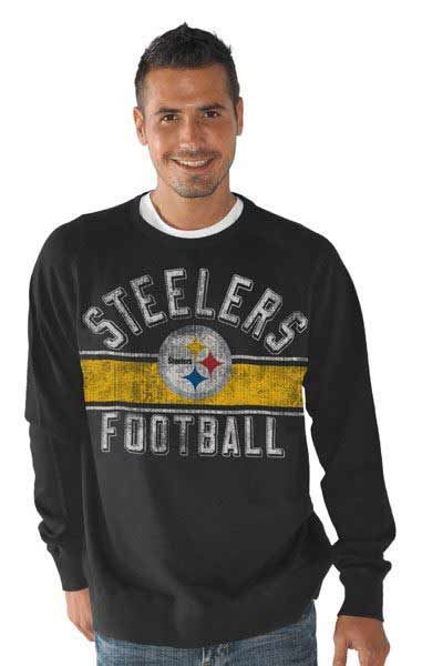 Pittsburgh Steelers Crossover Crewneck Fleece 3 Pittsburgh Steelers Crossover Crewneck Fleece