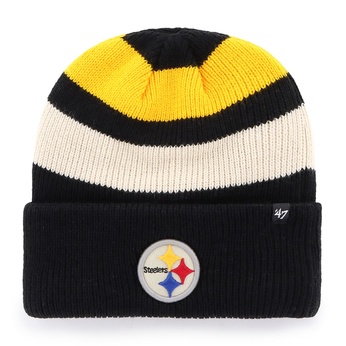 Pittsburgh Steelers '47 Clubhouse Jennings Cuff Knit Hat