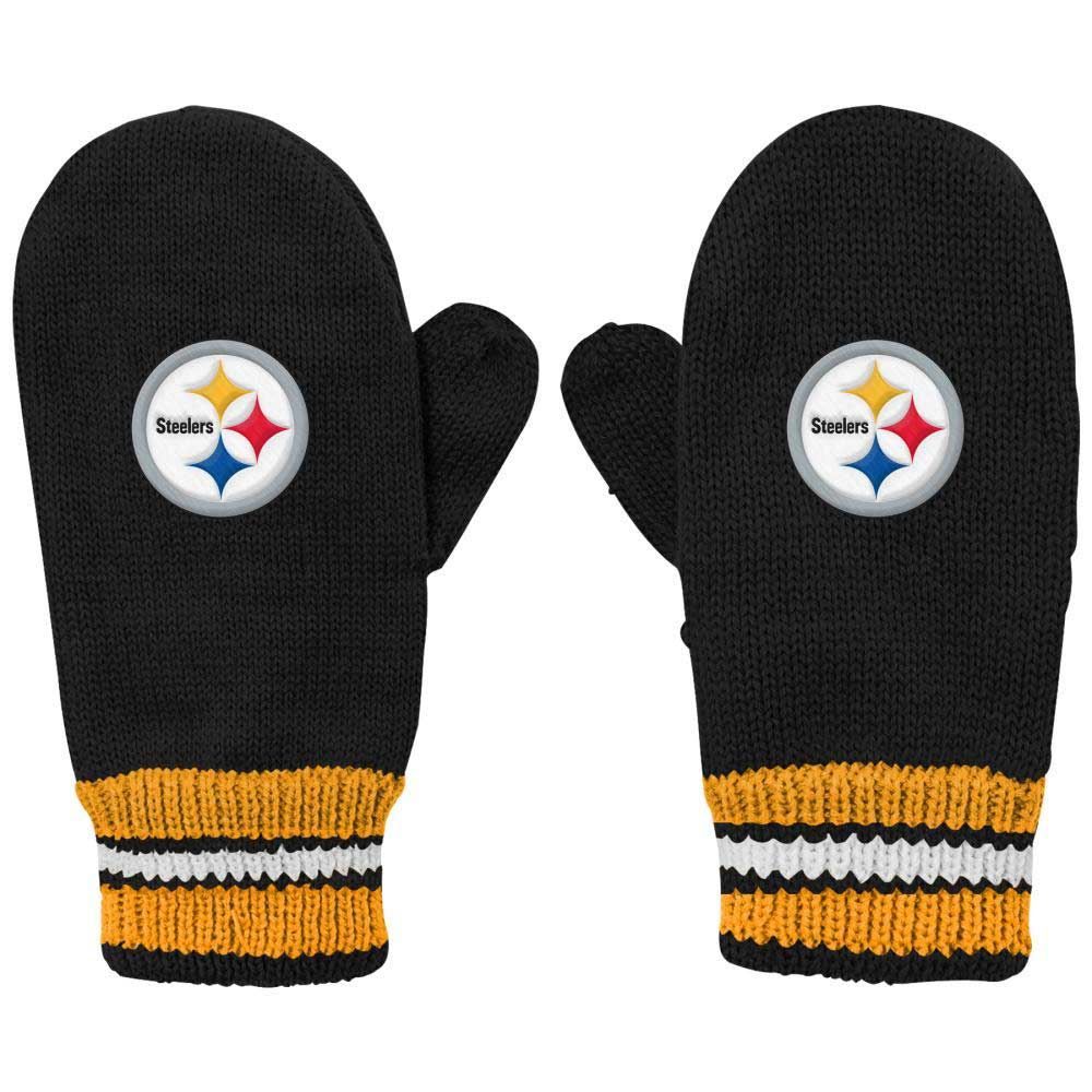 Pittsburgh Steelers Youth Go Steelers Knit Mittens