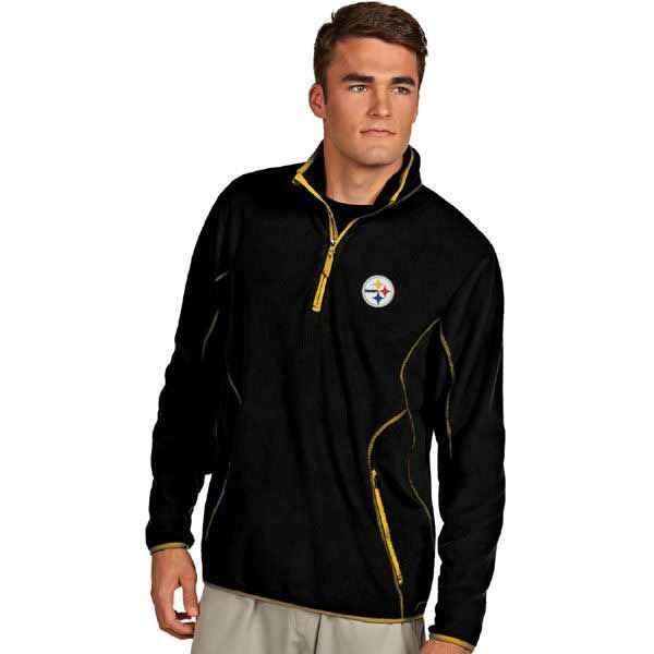 Pittsburgh Steelers Antigua 1/4 Zip Polar Ice Fleece