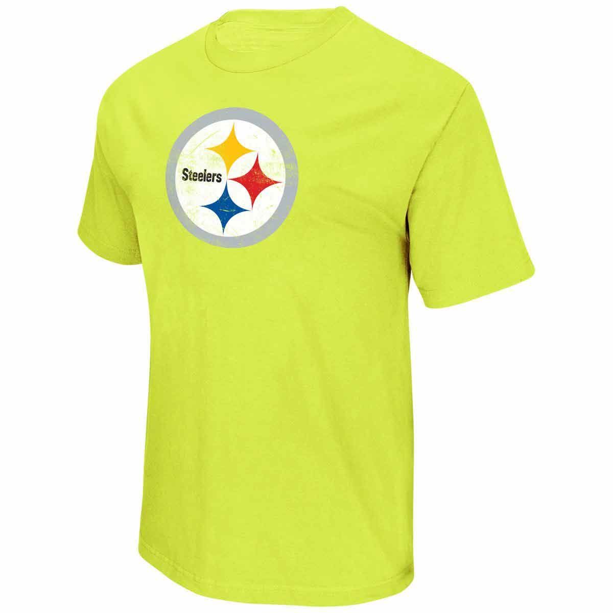 Pittsburgh Steelers Neon Logo Shortsleeve T-Shirt