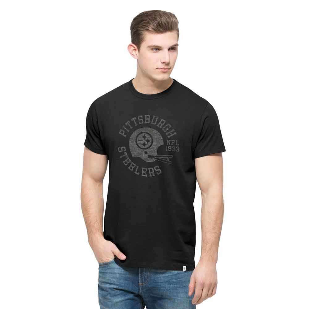 Pittsburgh Steelers '47 Crosstown Helmet Short Sleeve T-Shirt