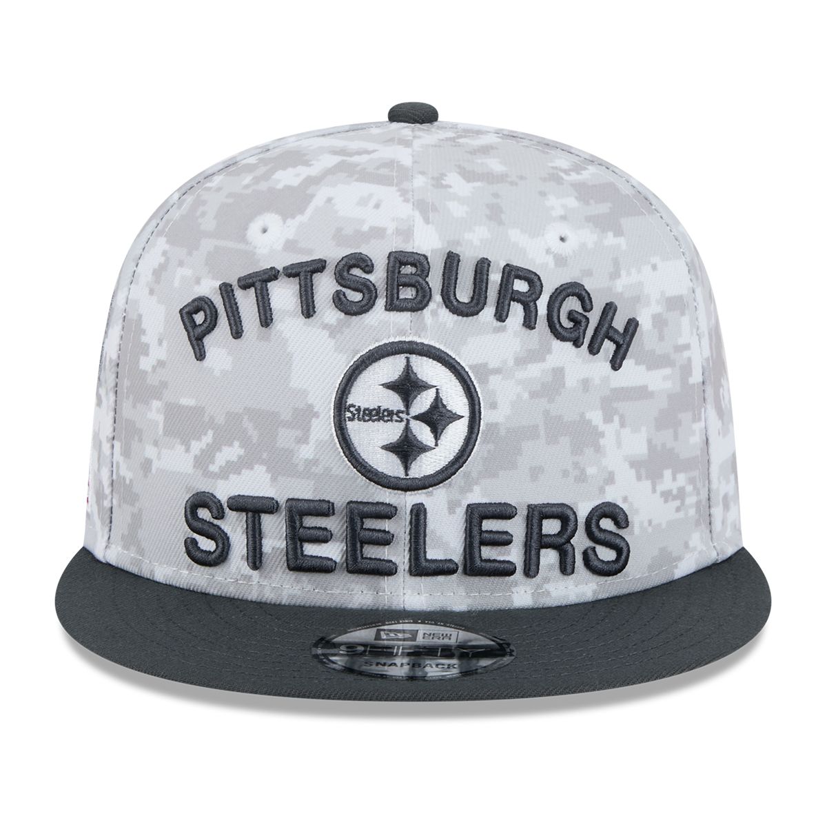 Pittsburgh Steelers New Era 9FIFTY Salute to Service Camo Sideline Hat