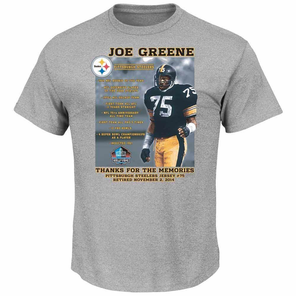 Pittsburgh Steelers Joe Greene Jersey Retirement T-Shirt