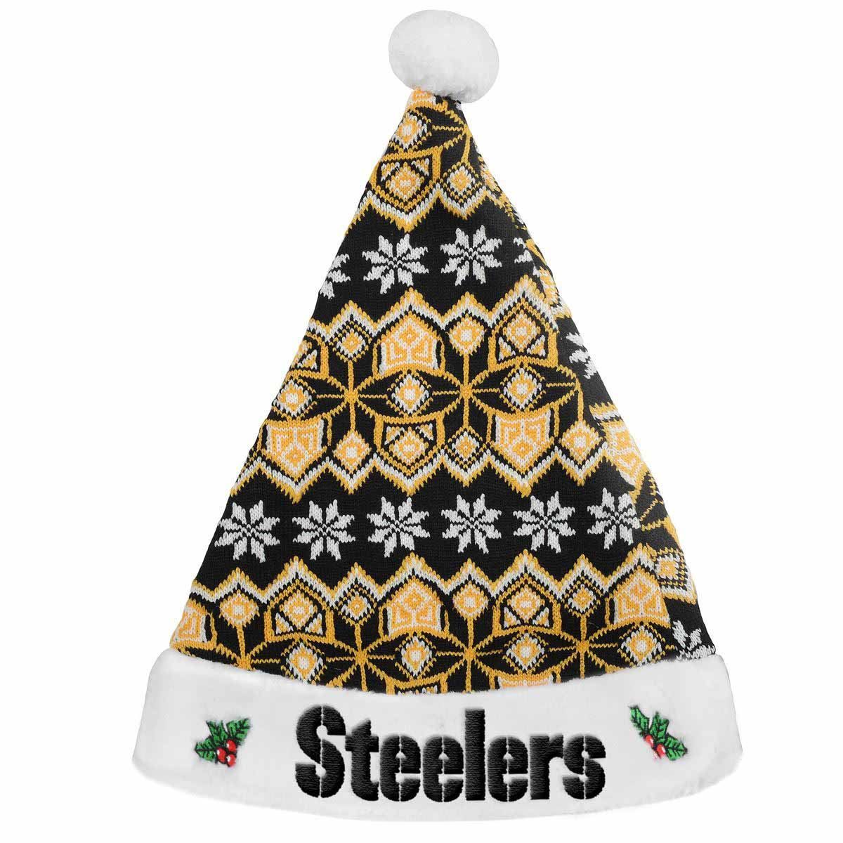 Pittsburgh Steelers Knit Santa Hat