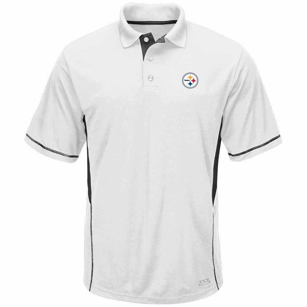 Pittsburgh Steelers Gel Logo White Polo