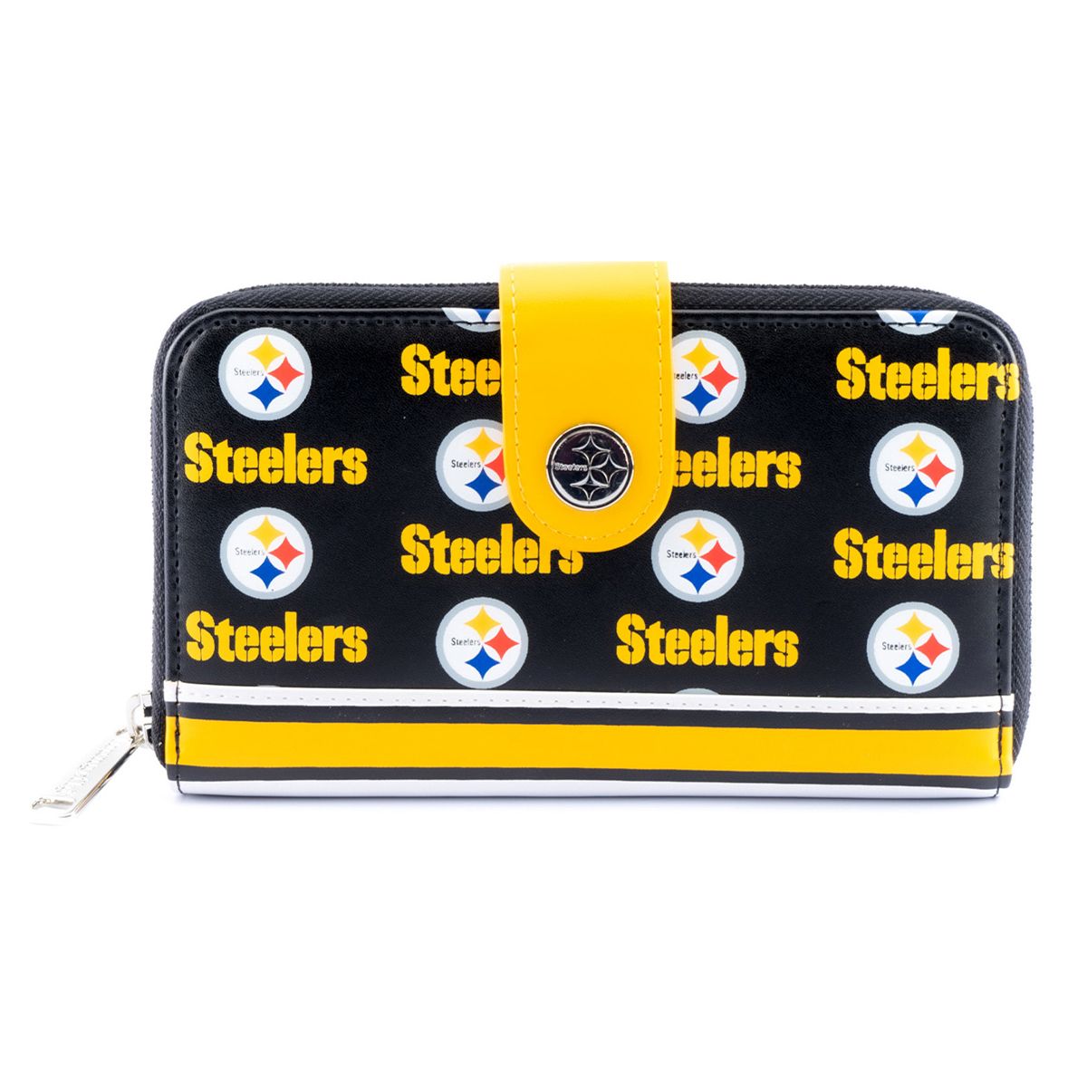 Pittsburgh Steelers Loungefly Team Logo Bifold Wallet