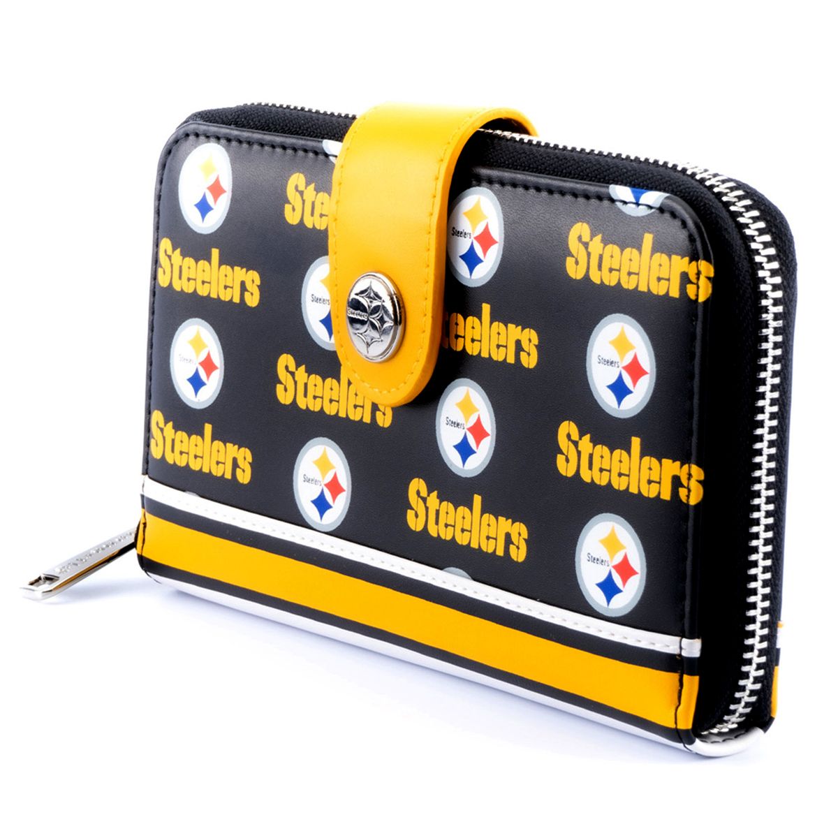 Pittsburgh Steelers Loungefly Team Logo Bifold Wallet
