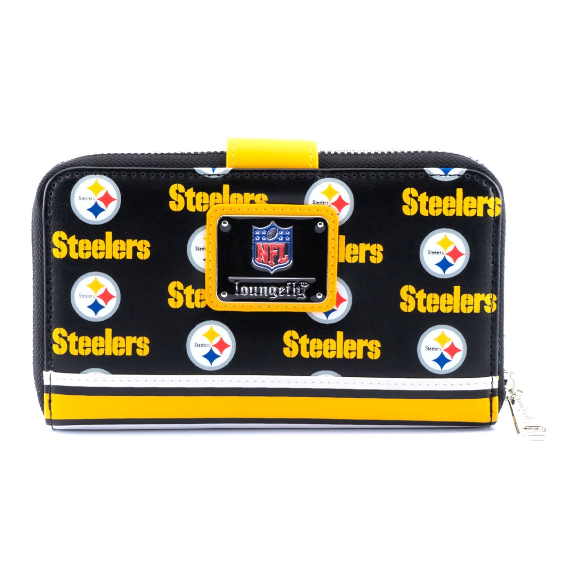 Pittsburgh Steelers Loungefly Team Logo Bifold Wallet 3 Pittsburgh Steelers Loungefly Team Logo Bifold Wallet