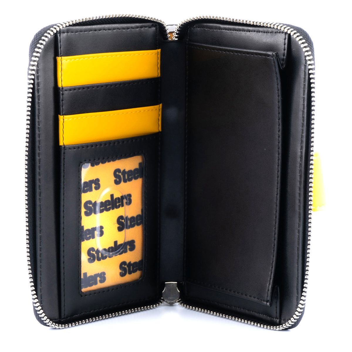 Pittsburgh Steelers Loungefly Team Logo Bifold Wallet 4 Pittsburgh Steelers Loungefly Team Logo Bifold Wallet