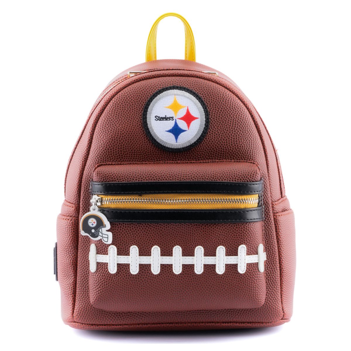 Pittsburgh Steelers Loungefly Mini Football Logo Backpack