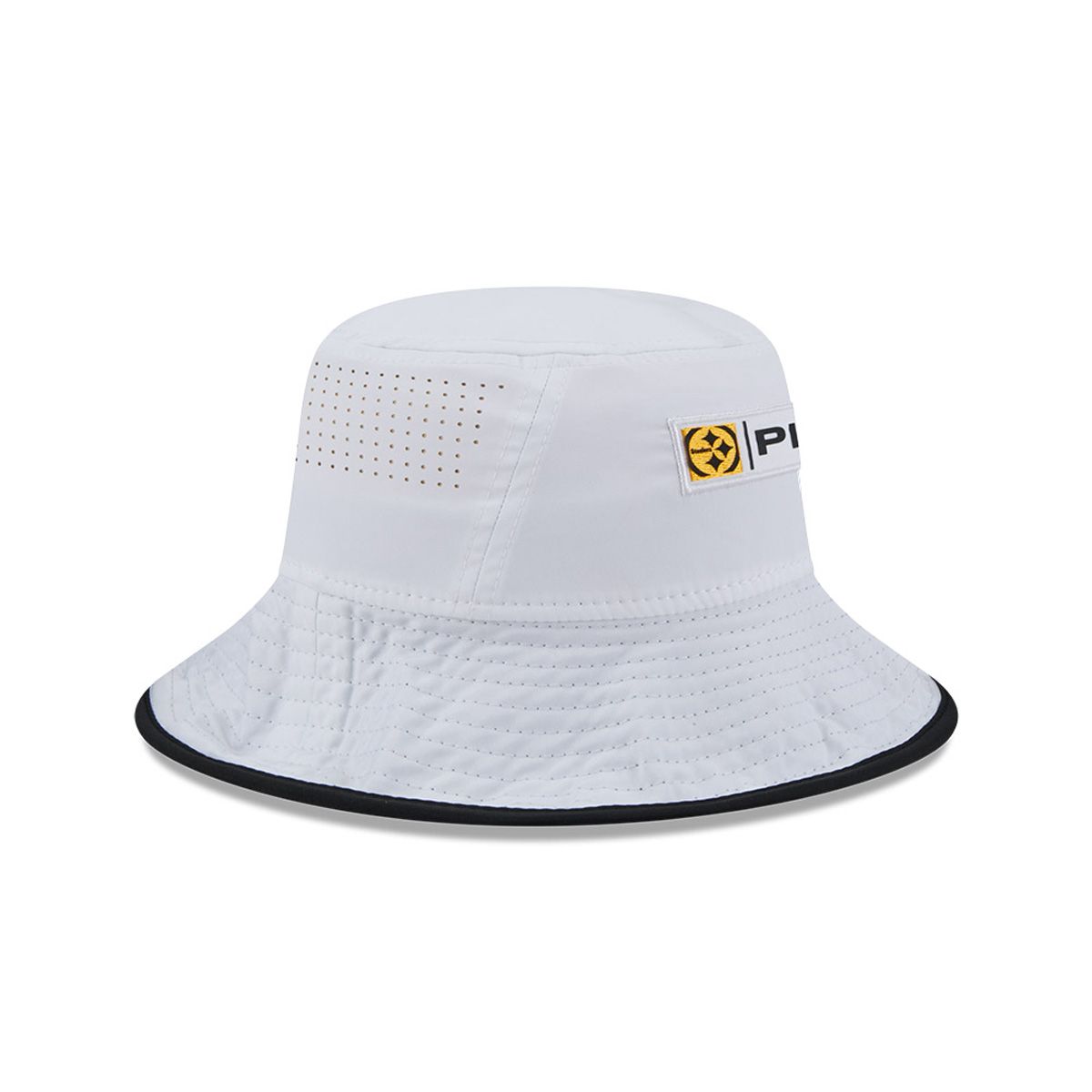 Pittsburgh Steelers New Era Pack Color Rush Logo Bucket Hat