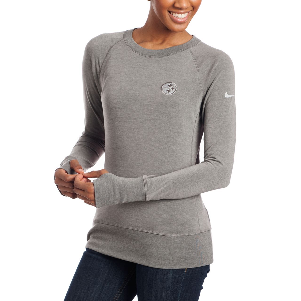 Pittsburgh Steelers Nike Women's Bunker Crew Fleece