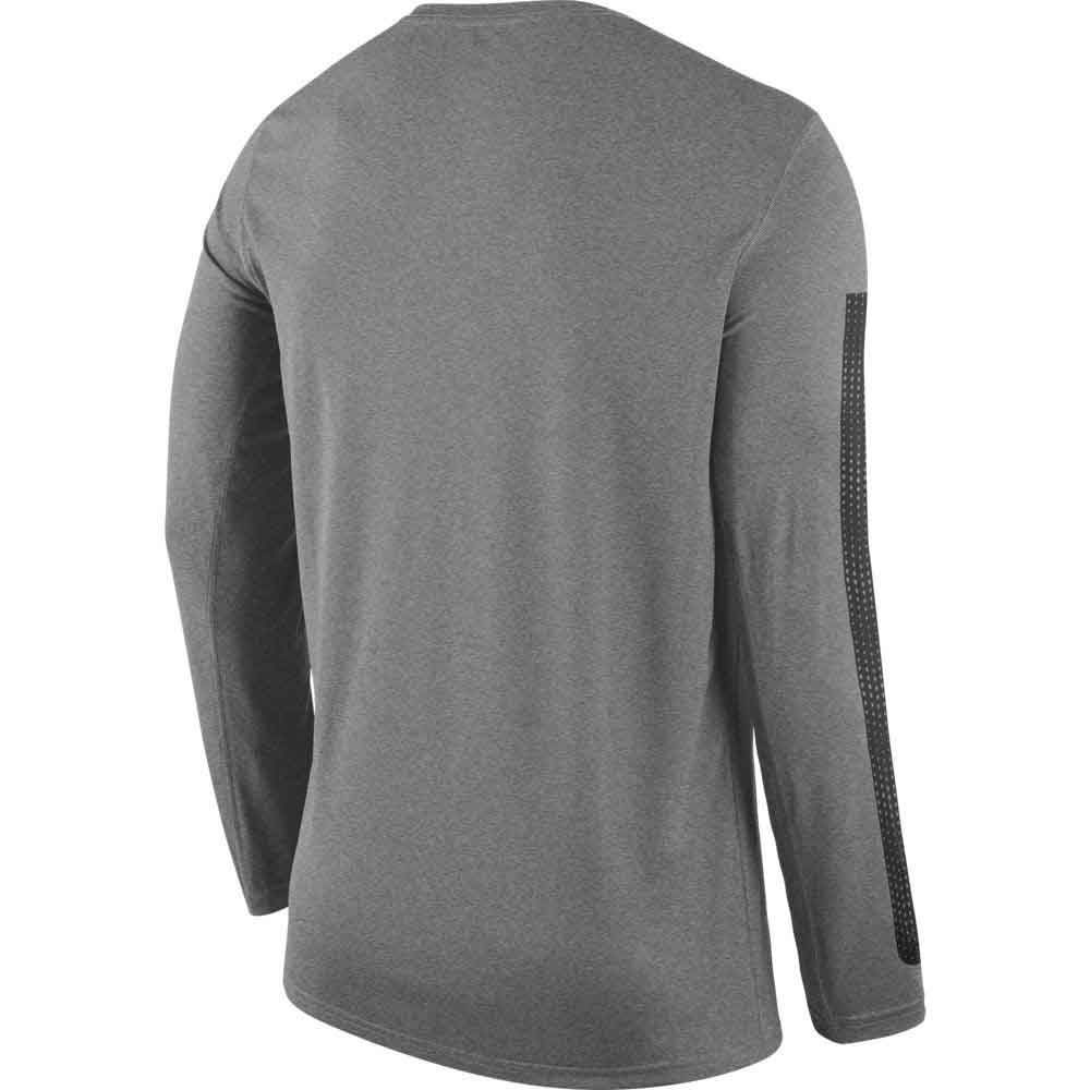 Pittsburgh Steelers Nike Legend Logo Long Sleeve Grey T-Shirt