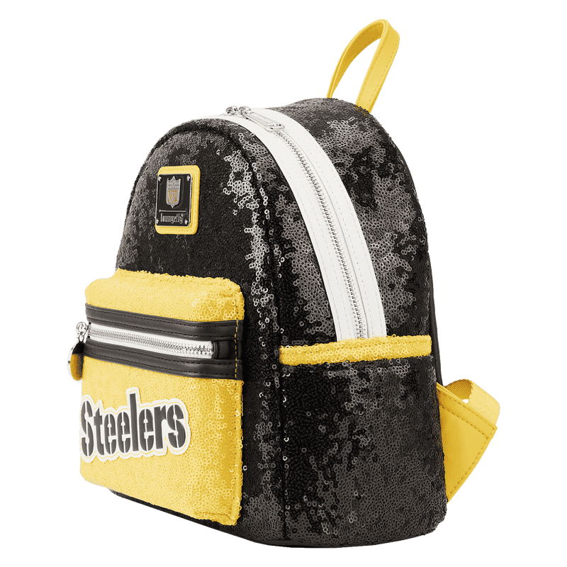 Pittsburgh Steelers Loungefly Sequins Mini Backpack 3 Pittsburgh Steelers Loungefly Sequins Mini Backpack