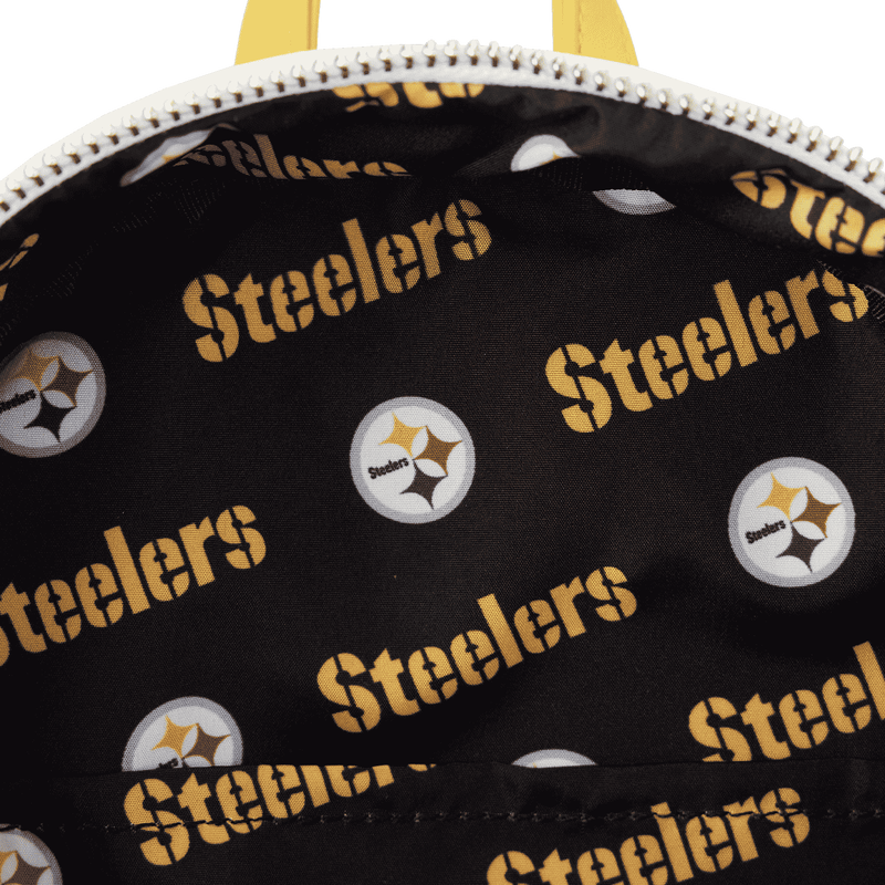 Pittsburgh Steelers Loungefly Sequins Mini Backpack 4 Pittsburgh Steelers Loungefly Sequins Mini Backpack