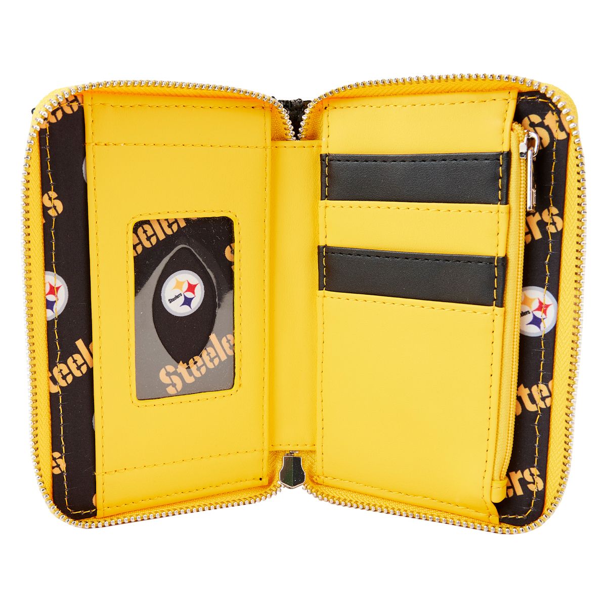 Pittsburgh Steelers Loungefly Sequins Wallet 3 Pittsburgh Steelers Loungefly Sequins Wallet