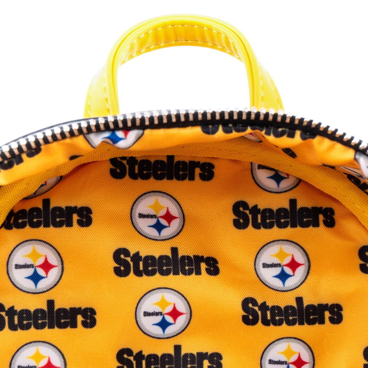 Pittsburgh Steelers Loungefly Debossed Logo Mini Backpack 5 Pittsburgh Steelers Loungefly Debossed Logo Mini Backpack