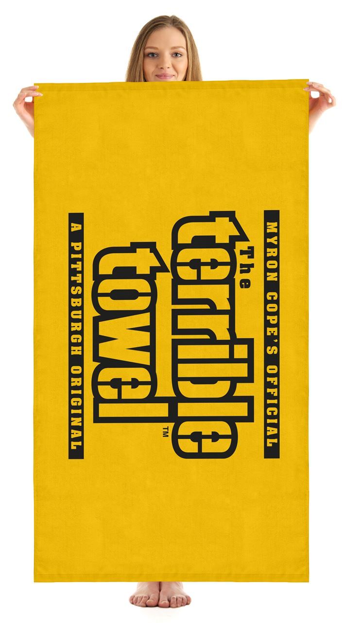 Pittsburgh Steelers Terrible Towel Beach Towel