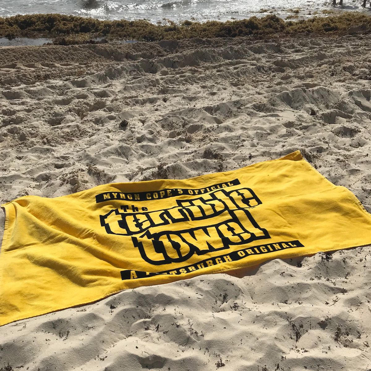 Pittsburgh Steelers Terrible Towel Beach Towel