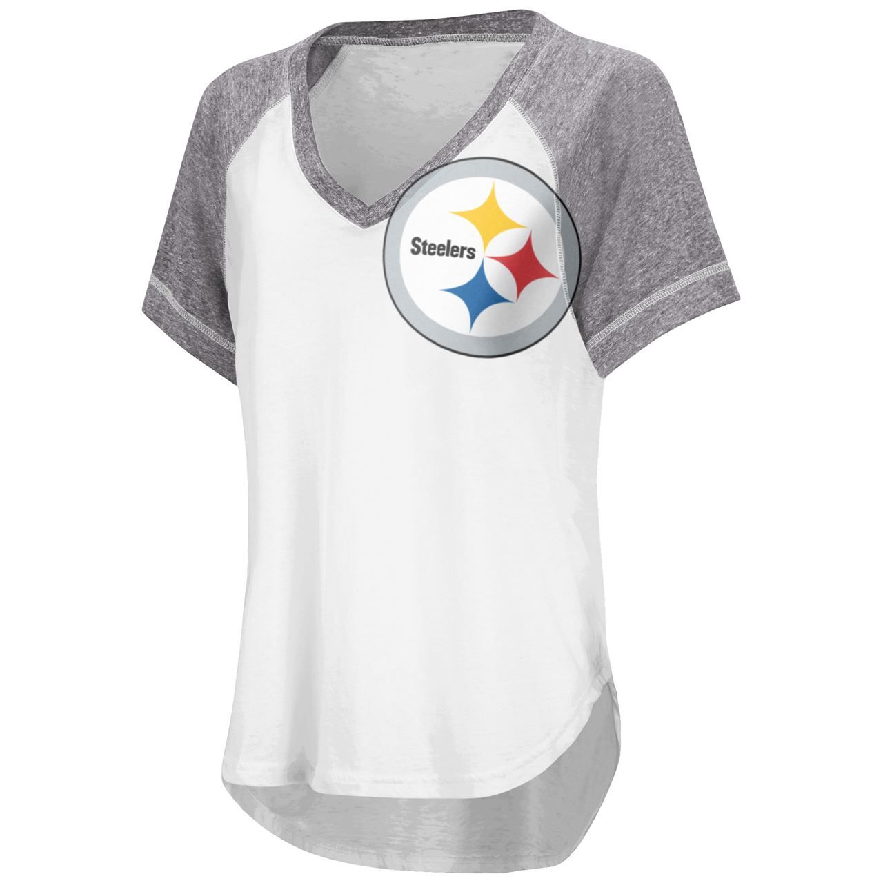 Pittsburgh Steelers Women's Closer Short Sleeve V-Neck Tee