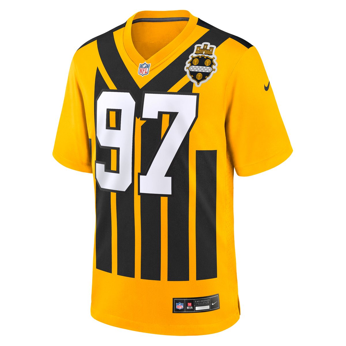 Cam Heyward #97 Men's Nike Replica '33 Throwback Jersey