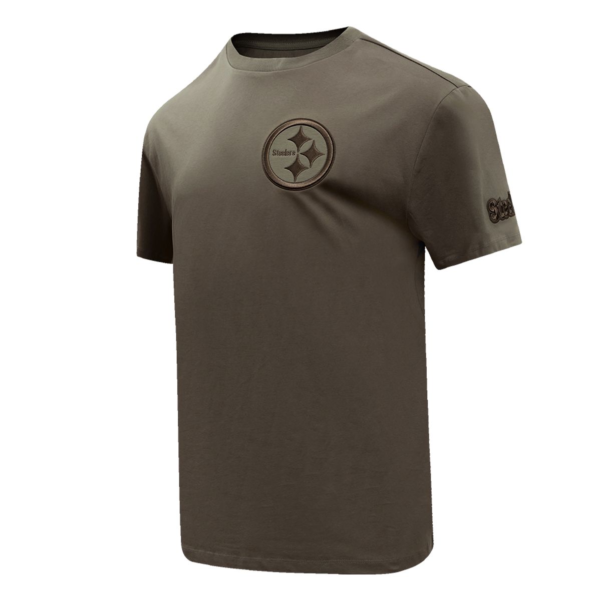 Pittsburgh Steelers Men's Pro Standard Essential Neutral Brown Short Sleeve T-Shirt