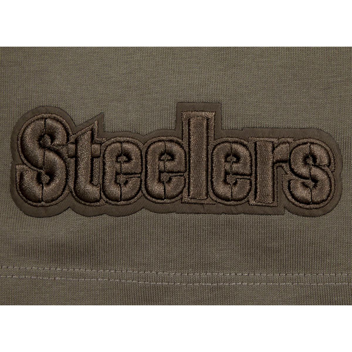 Pittsburgh Steelers Men's Pro Standard Essential Neutral Brown Short Sleeve T-Shirt 6 Pittsburgh Steelers Men's Pro Standard Essential Neutral Brown Short Sleeve T-Shirt