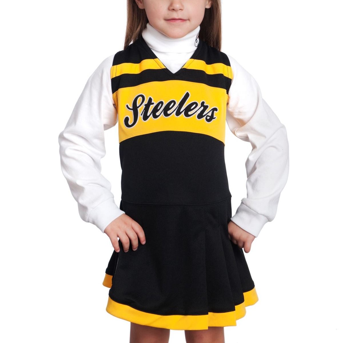 Pittsburgh Steelers Toddler Girls Cheer Jumper