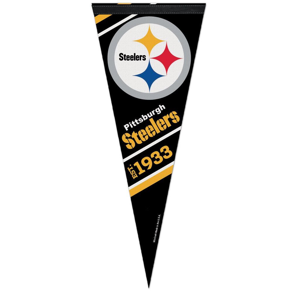 Pittsburgh Steelers Premium Felt Logo Pennant