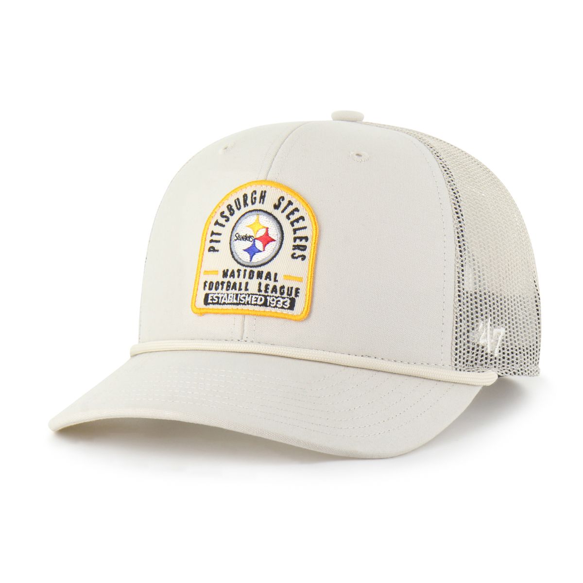 Pittsburgh Steelers '47 Brand Gravestone Strap Trucker Hat