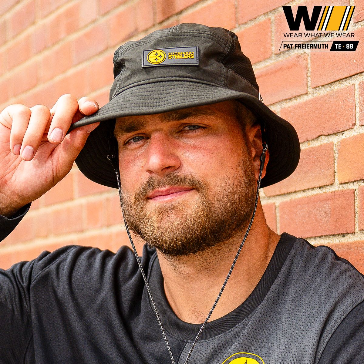 Pittsburgh Steelers New Era Sideline Bucket Hat