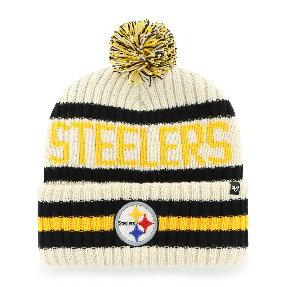 Pittsburgh Steelers '47 Brand Bering Cuff Knit Hat