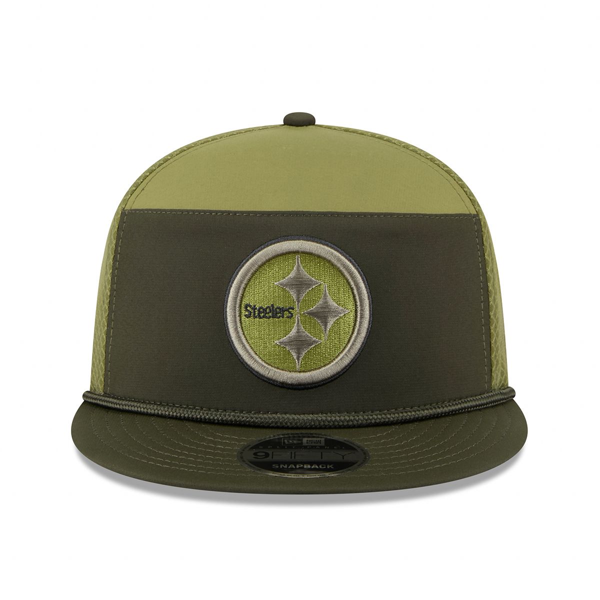 Pittsburgh Steelers New Era 9FIFTY Salute to Service Split Panel Sideline Hat