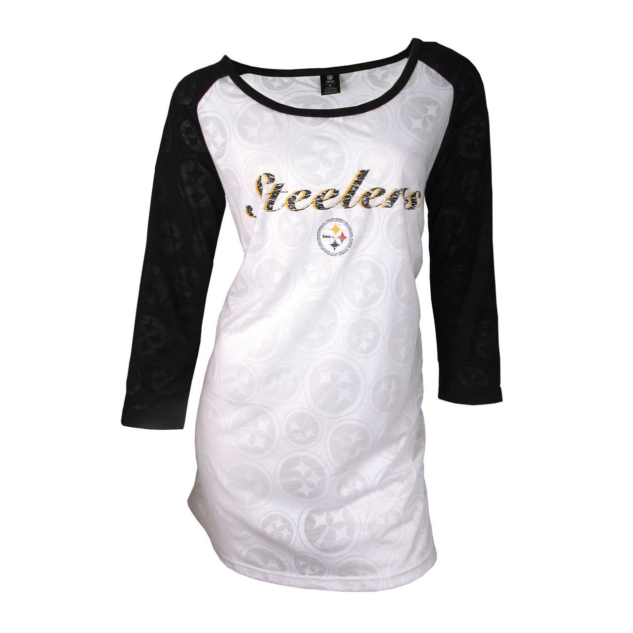 Pittsburgh Steelers Women's Burnout Nightshirt