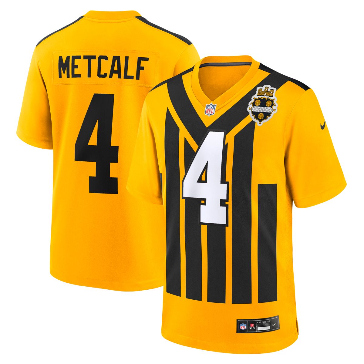 DK Metcalf #4 Men's Nike Replica 1933 Throwback Jersey