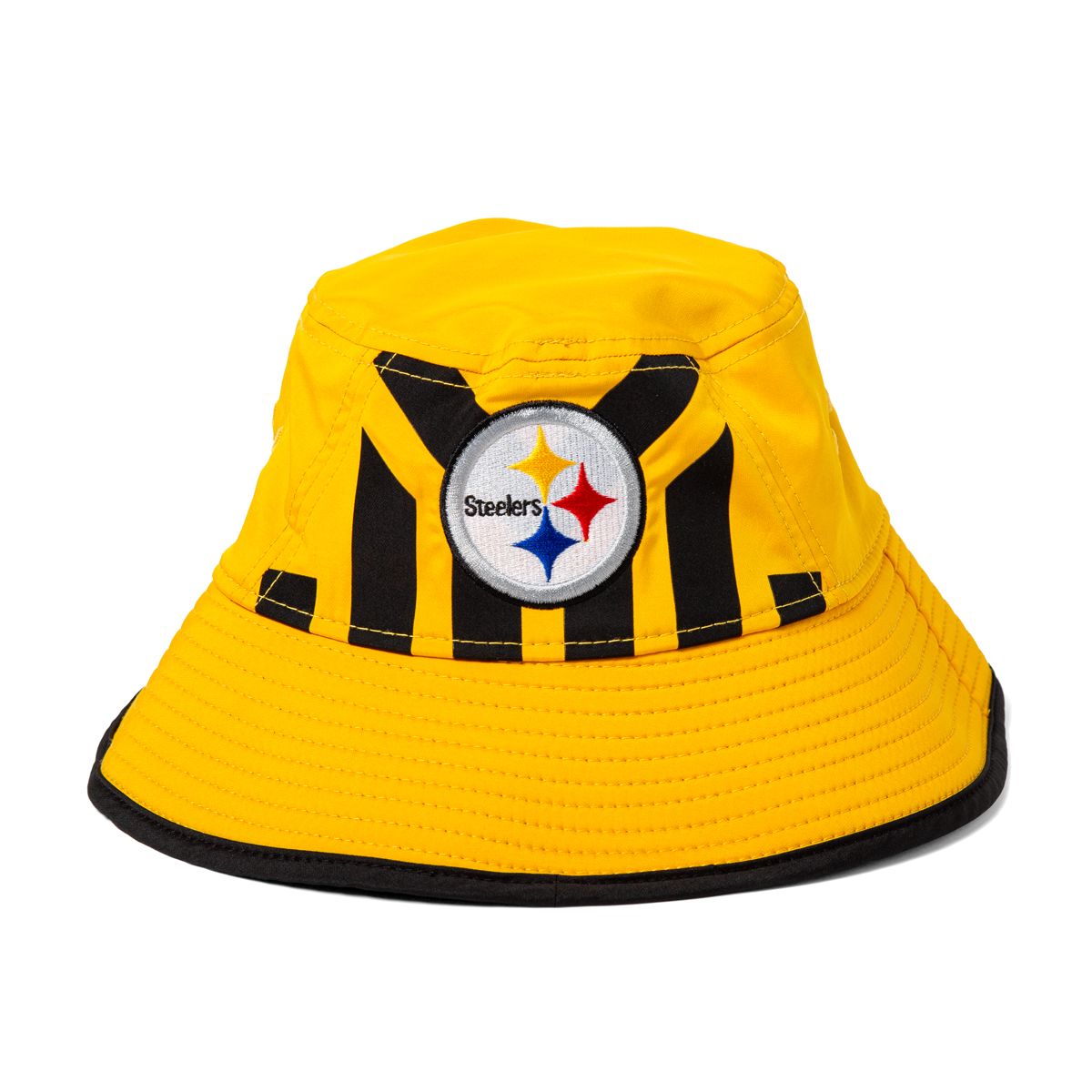 Pittsburgh Steelers New Era 1933 Legacy City Flag w/ Logo Gold Bucket Hat 3 Pittsburgh Steelers New Era 1933 Legacy City Flag w/ Logo Gold Bucket Hat