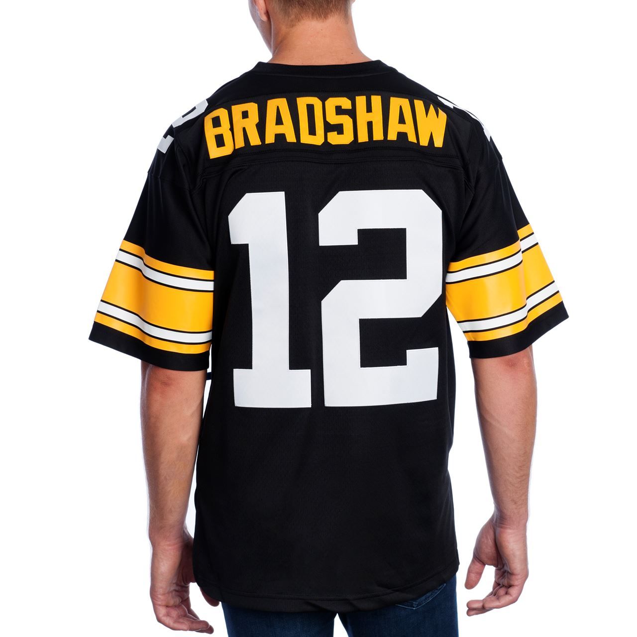 Terry Bradshaw #12 Men's Mitchell & Ness Limited/Replica Jersey